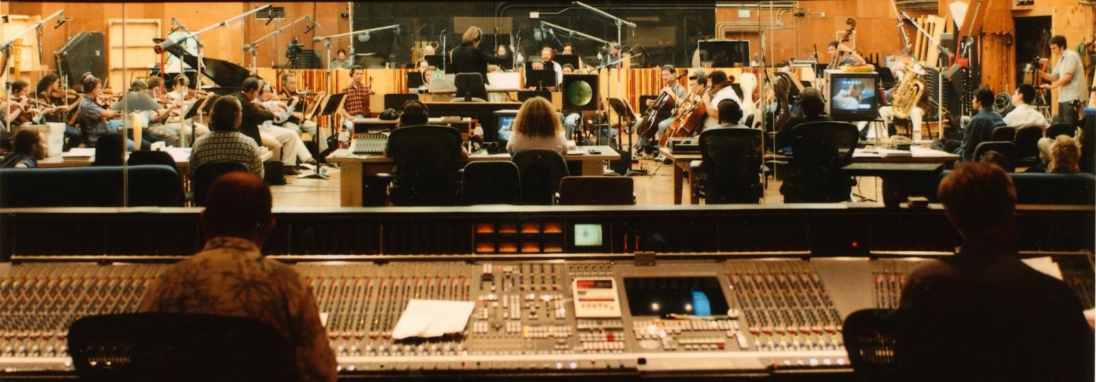 orchestra in studio